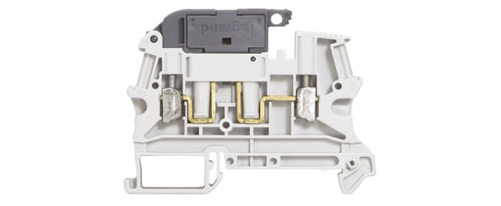 Legrand 371 Series Grey Disconnect Terminal Block, Screw Termination