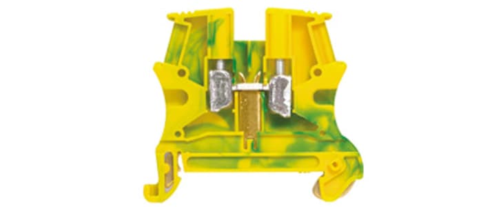 Legrand Viking 3 Series Green/Yellow Earth Terminal Block, 2.5mm², Single-Level, Screw Termination