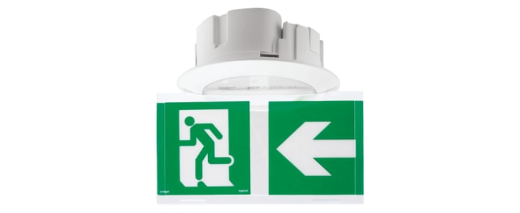 Legrand LED Emergency Lighting, Bulkhead, 1 W, Maintained, Non Maintained