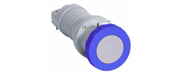 ABB, Tough & Safe IP67 Blue Cable Mount 2P + E Industrial Power Socket, Rated At 64A, 230 V