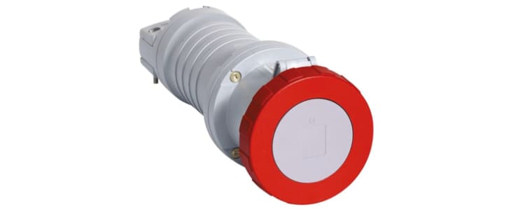 ABB, Tough & Safe IP67 Red Cable Mount 3P + N + E Industrial Power Socket, Rated At 125A, 415 V