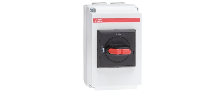 ABB 3P Pole Panel Mount Isolator Switch - 16A Maximum Current