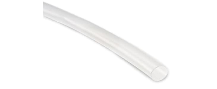 TE Connectivity Heat Shrink Tubing, Clear 2.3mm Sleeve Dia. x 1m Length 2:1 Ratio, HT-200 Series