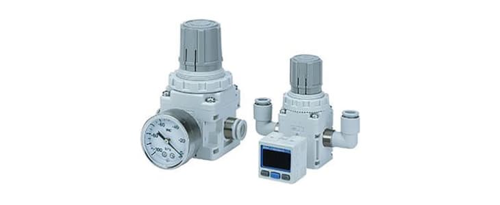 SMC 140L/min Vacuum Regulator, -100kPa to -1.3kPa