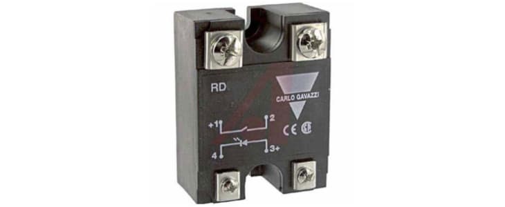 Carlo Gavazzi RA 24 Series Solid State Relay, 25 A Load, Panel Mount, 280 V ac Load, 280V ac/dc Control