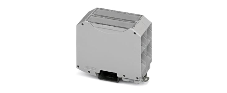 Phoenix Contact DIN Rail Enclosure Enclosure Type ME MAX 45 SF G 2-2 KMGY VPE1 Series , 45 x 70.4mm, Polyamide