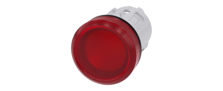 Siemens Red Pilot Light Head, 22mm Cutout SIRIUS ACT Series