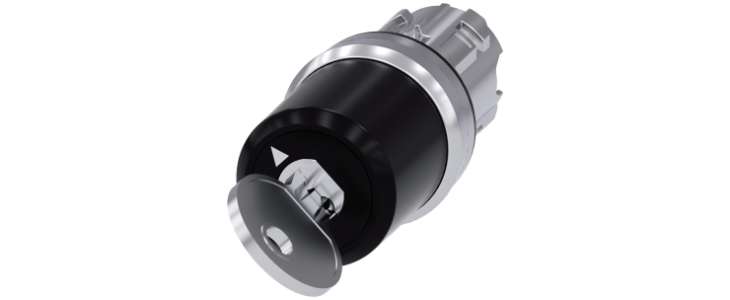 Siemens SIRIUS ACT 2-position Key Switch Head, Latching, 22mm Cutout