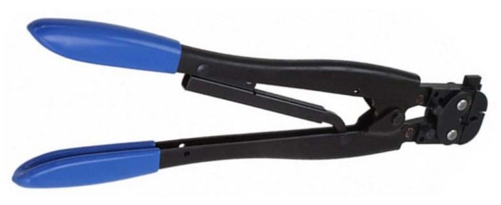 TE Connectivity CERTI-CRIMP Hand Ratcheting Crimp Tool for PIDG Splices, PIDG Terminals, Plasti-Grip Terminals, 1.2