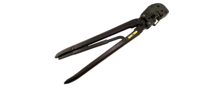 TE Connectivity CERTI-CRIMP Hand Ratcheting Crimp Tool for PIDG Splices, PIDG Terminals, Plasti-Grip Terminals