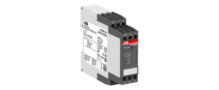 ABB Temperature Monitoring Relay, 1 Phase, DPDT, DIN Rail