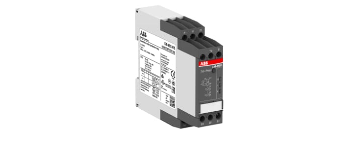 ABB Temperature Monitoring Relay, DPDT, DIN Rail