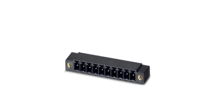 Phoenix Contact 3.5mm Pitch 5 Way Right Angle Pluggable Terminal Block, Header, Through Hole, Solder Termination