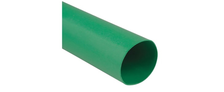 TE Connectivity Heat Shrink Tubing, Green 50.8mm Sleeve Dia. x 1.2m Length 2:1 Ratio, RNF-100 Series