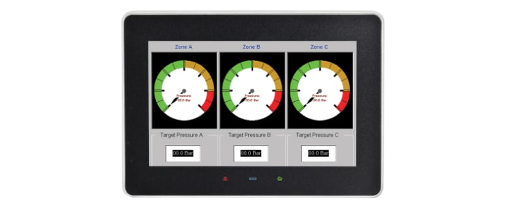 Red Lion GRAPHITE Series Programmable Touch Screen HMI - 7 in, TFT Display, 800 x 480pixels