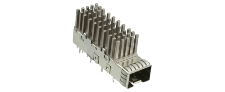 TE Connectivity SFP+ Cage Assembly with Heatsink, 2007464-3