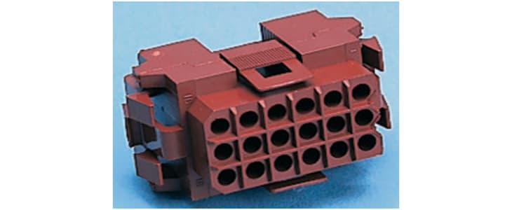 TE Connectivity, Metrimate Female Connector Housing, 5.08mm Pitch, 25 Way, 5 Row