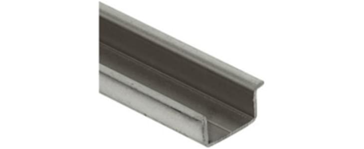 Legrand Steel Unperforated DIN Rail, G Compatible, 2m x 35mm x 15mm