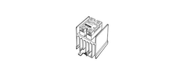 Omron Y92B Series Surface Mount Relay Heatsink for Use with G3NA-220/420B SSR