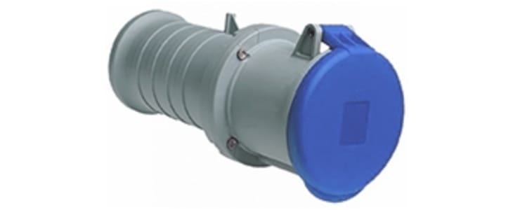 ABB, Easy & Safe IP44 Blue Cable Mount 2P + E Industrial Power Socket, Rated At 64A, 230 V