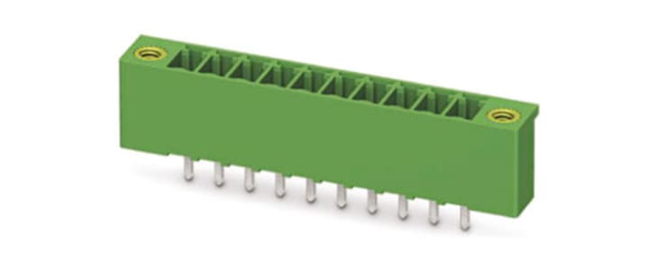 Phoenix Contact 3.5mm Pitch 11 Way Pluggable Terminal Block, Header, Solder Termination