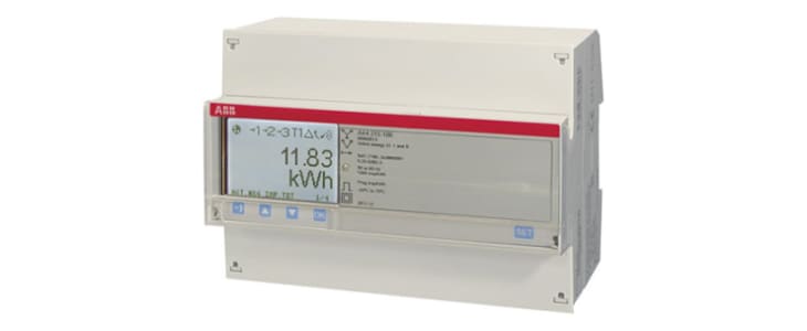 ABB 3 Phase LCD Energy Meter, Type Electromechanical