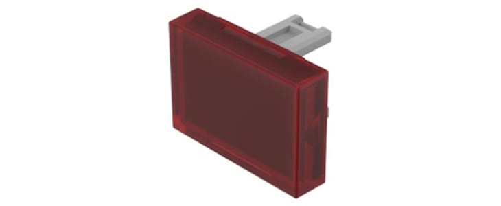 EAO Red Rectangular Push Button Lens for Use with 31 Series