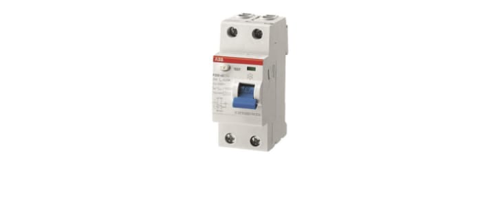 ABB RCCB, 100A, 2 Pole, 30mA, Type A, 277V ac