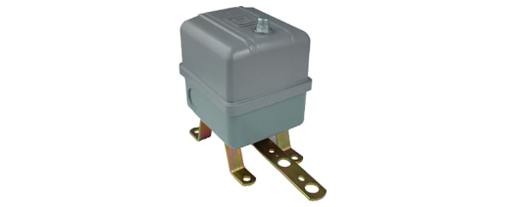 Telemecanique Sensors 9036 Series Pedestal Mount Noryl Thermoplastic Resin Float Switch, Float, 2 NC DPST, 230 (Single