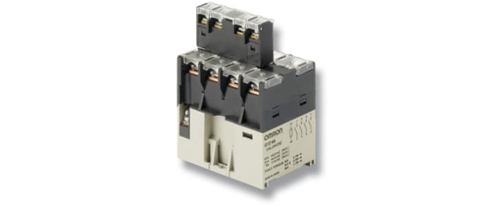 Omron Chassis Mount Power Relay, 24V dc Coil, 25A Switching Current