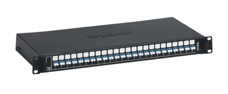 Legrand 24 Port LC Multimode Duplex Fibre Optic Patch Panel, 1U