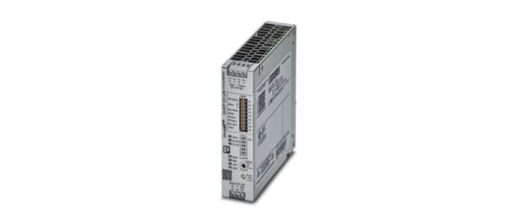 Phoenix Contact 18 → 30V dc Input DIN Rail Uninterruptible Power Supply (480W)