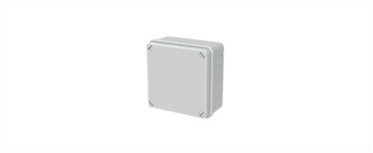 ABB Grey Thermoplastic Junction Box, IP65, 100 x 100 x 50mm