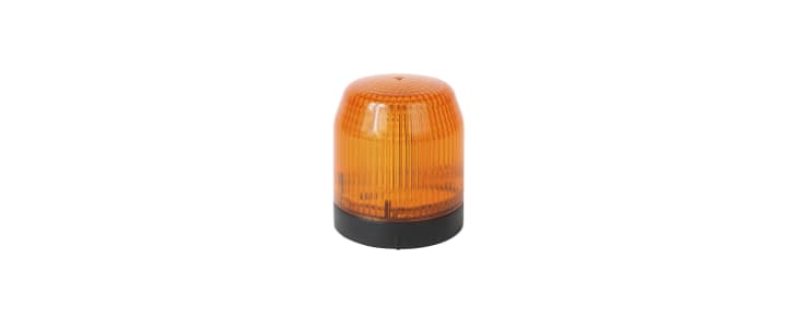 Allen Bradley 856T Series Amber Steady Effect Beacon Tower, 24 V ac/dc, LED Bulb, AC, DC, IP66, IP67