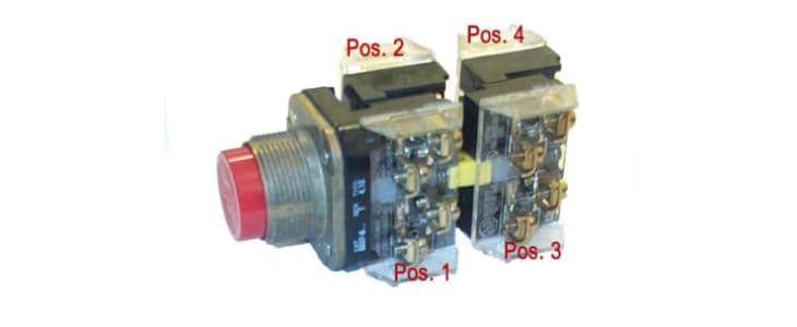 Allen Bradley 800T Series Push Button, Panel Mount, 30mm Cutout, SPST