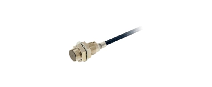 Omron E2E-NEXT Series Inductive Barrel-Style Proximity Sensor, M18 x 1, 12 mm Detection, PNP Output, 10 → 30 V