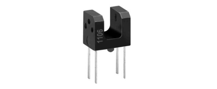 EE-SX1106 Omron, Through Hole Slotted Optical Switch, Phototransistor Output