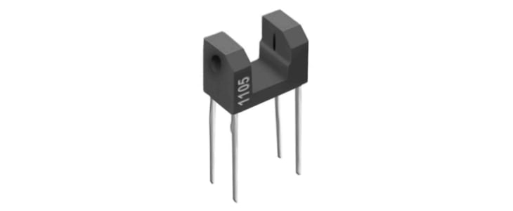 EE-SX1105 Omron, Through Hole Slotted Optical Switch, Phototransistor Output