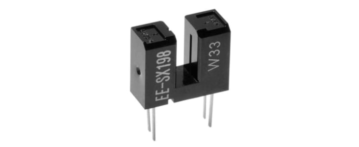 EE-SX198 Omron, Through Hole Slotted Optical Switch, Phototransistor Output