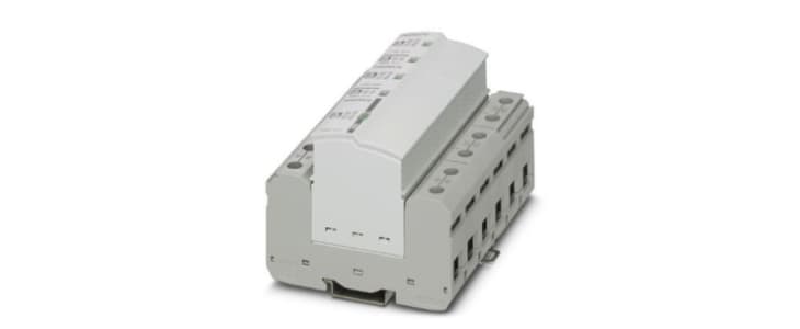 2 Phase Surge Protector, 100kA, DIN Rail Mount