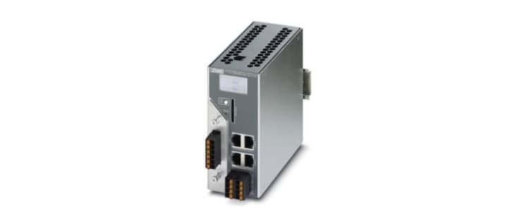 Phoenix Contact DIN Rail Mount Ethernet Switch, 4 RJ45 Ports, 10/100Mbit/s Transmission, 24V dc