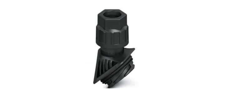 Phoenix Contact HC-D-G-M20-PLRBK Series Black Polyamide Cable Gland, M20 Thread, 7mm Min, 13mm Max, IP66