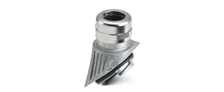 Phoenix Contact HC-B-G-M32-EC-AL Series Silver Aluminium Cable Gland, M32 Thread, 14mm Min, 21mm Max, IP66, IP67