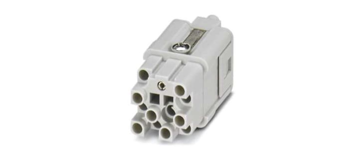 Phoenix Contact Heavy Duty Power Connector Insert, 12A, Female, HC Series, 12 Contacts