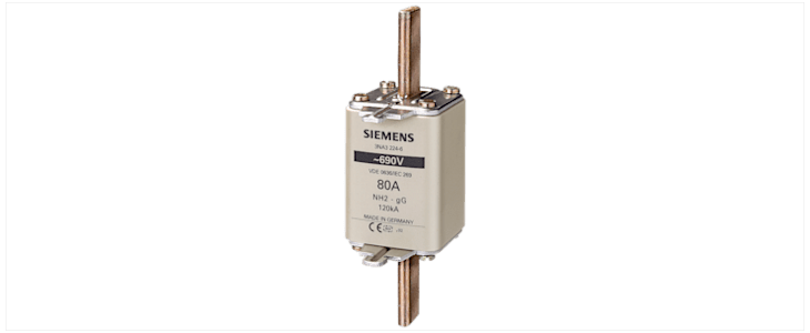 Siemens 100A Centred Tag Fuse, NH2, 690V