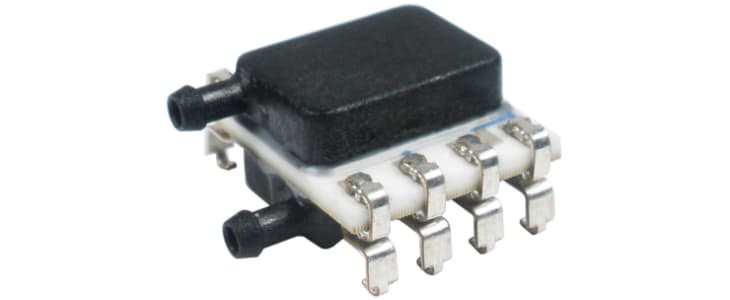 Honeywell Differential Pressure Sensor, 10kPa Operating Max, PCB Mount, 8-Pin, 140kPa Overload Max, SMT