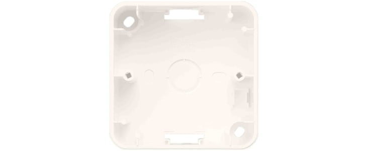 Siemens 5TG1 White Plastic Electrical Enclosure, IP20, 1 Gangs, 1x80x80x42.5mm