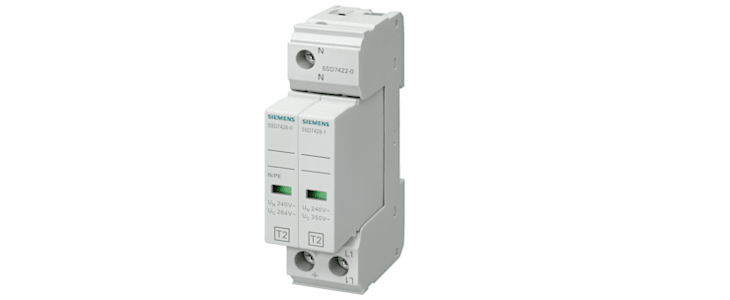 1 Phase Surge Protector, 25kA, DIN Rail Mount