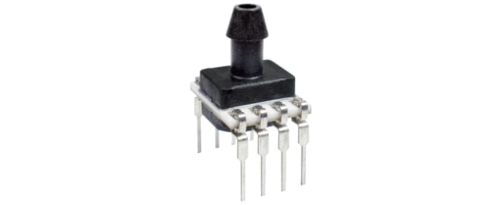 Honeywell Absolute Pressure Sensor, 15psi Operating Max, Through-Hole Mount, 8-Pin, DIP