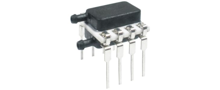 Honeywell Differential Pressure Sensor, 400mbar Operating Max, Through-Hole Mount, 8-Pin, DIP